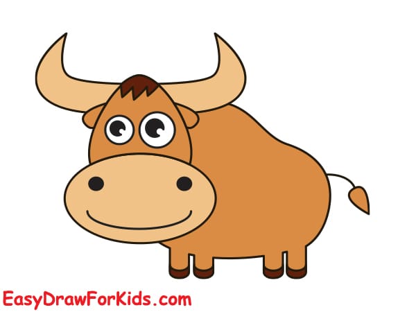 simple yak drawing step 8