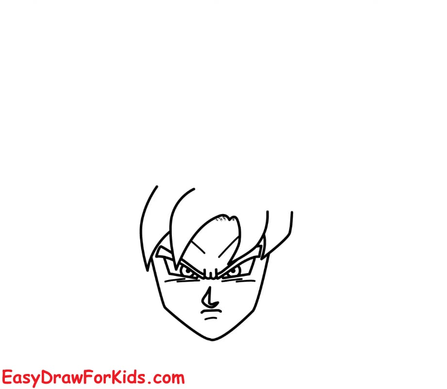 How-To-Draw-Goku-Ultra-Instinct-step-3