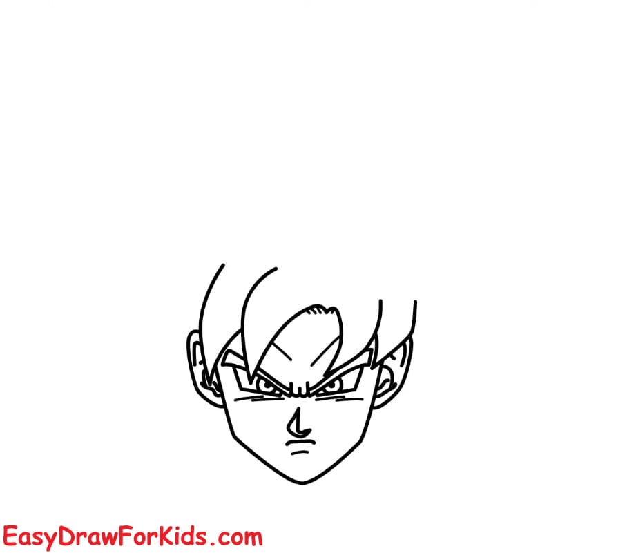 How-To-Draw-Goku-Ultra-Instinct-step-4