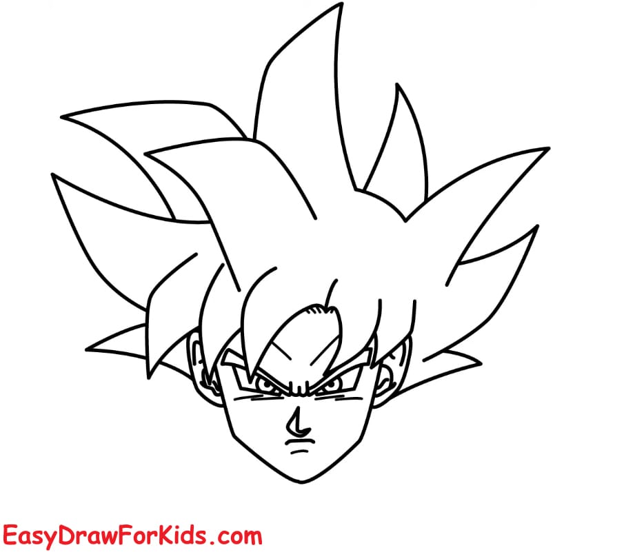 How-To-Draw-Goku-Ultra-Instinct-step-5