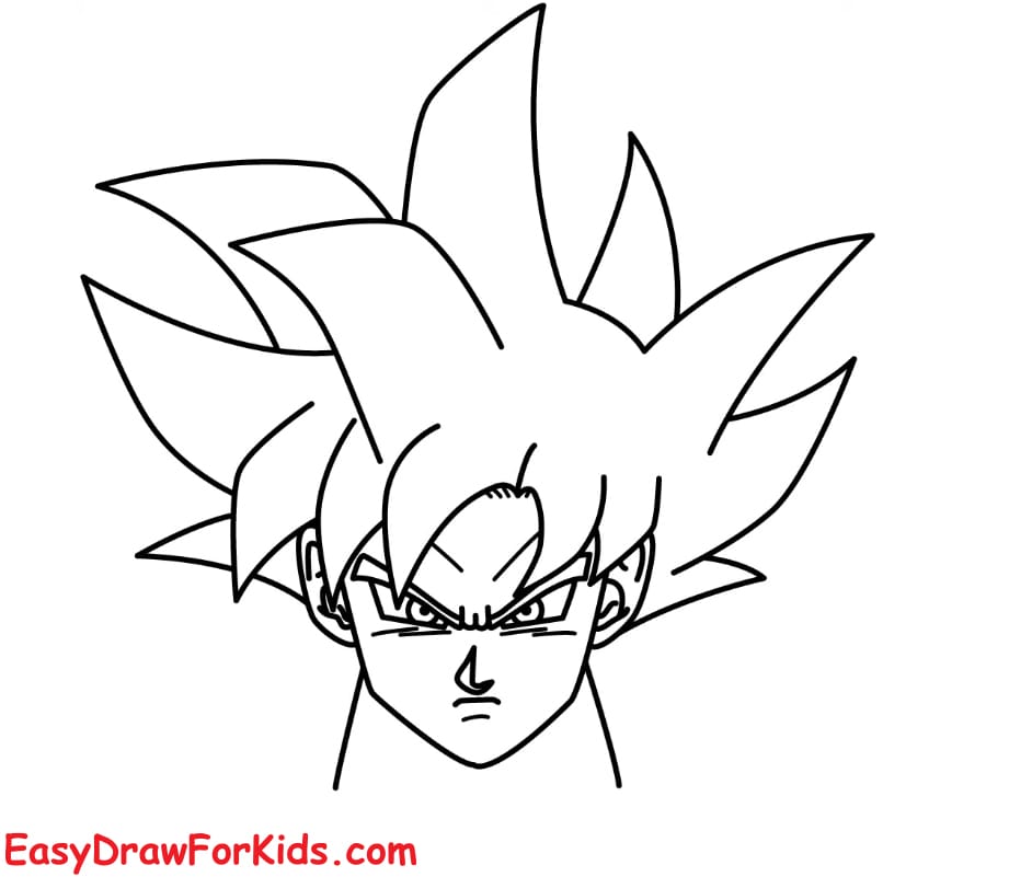 How-To-Draw-Goku-Ultra-Instinct-step-6