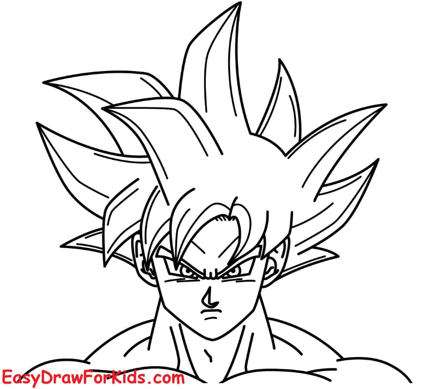 How-To-Draw-Goku-Ultra-Instinct-step-8