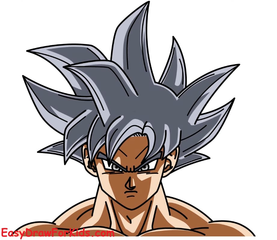 How-To-Draw-Goku-Ultra-Instinct-step-9