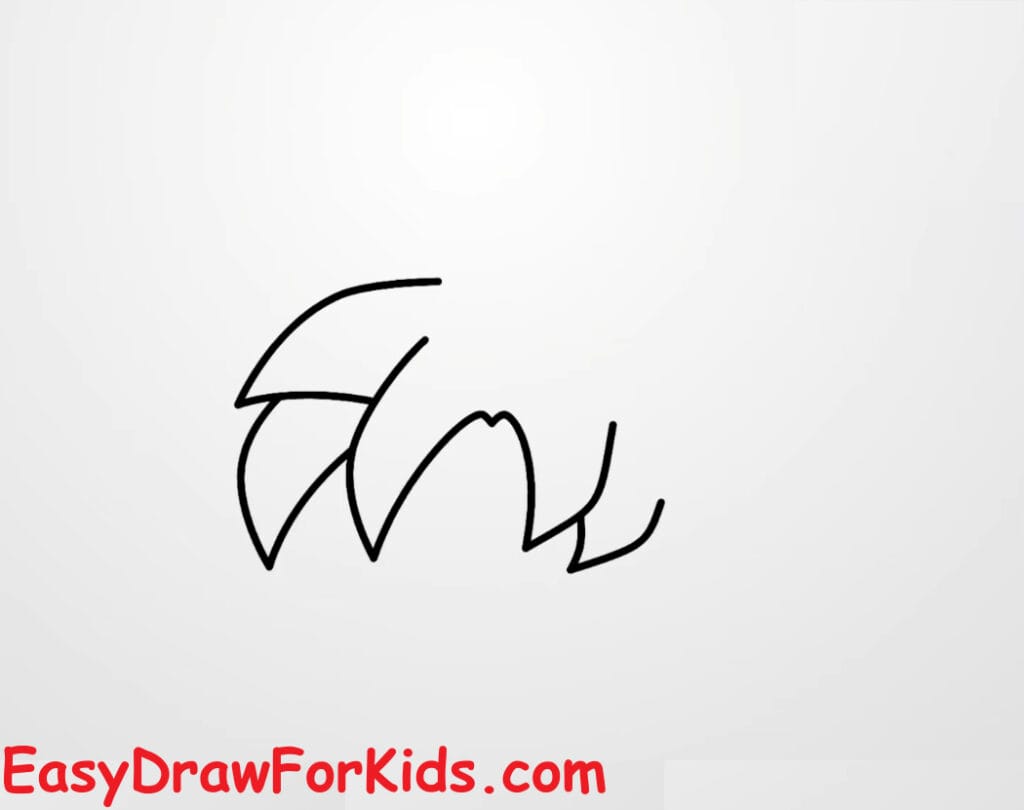 How-to-draw-GOKU-super-saiyan-god-step-1