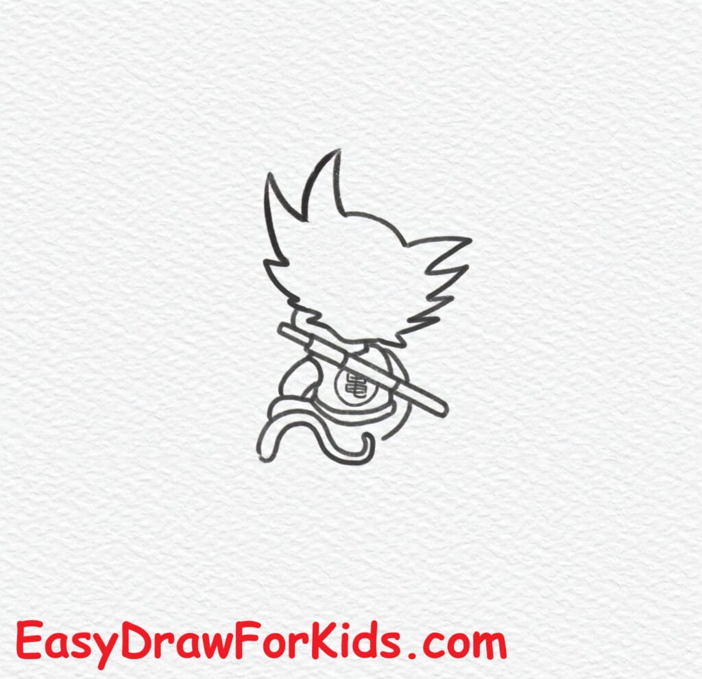 how-to-draw-goku-sitting-on-the-cloud-step-6