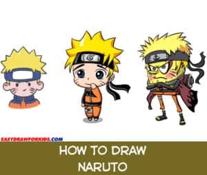 how to draw naruto step by step