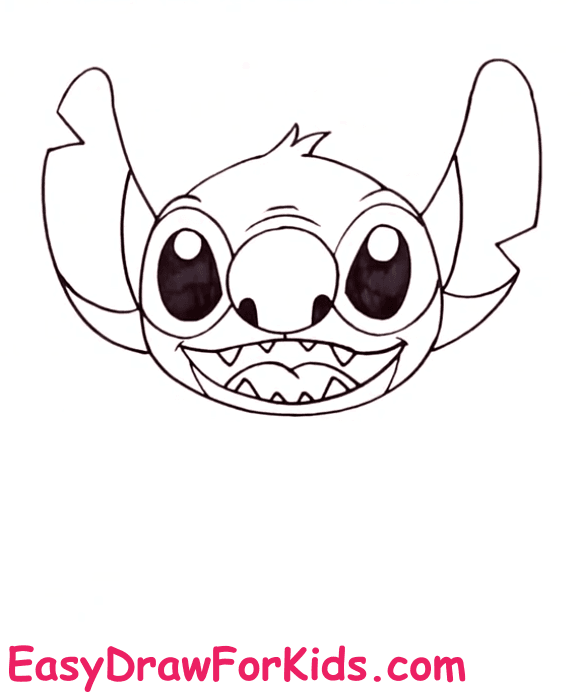 How to Draw Stitch Step 5