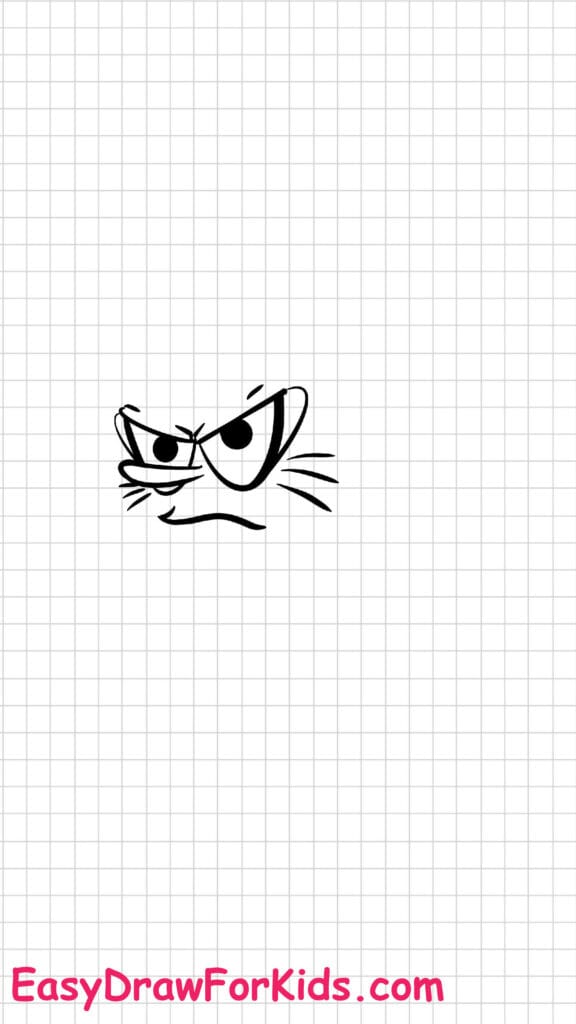 How To Draw Spongebob Naruto step 1