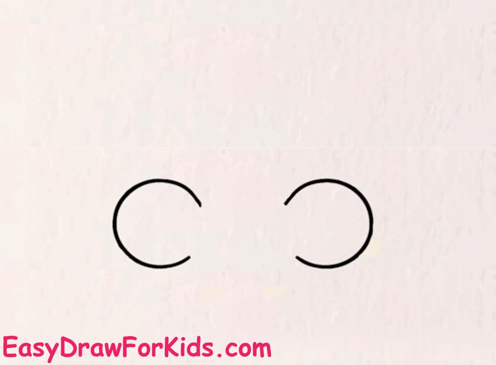 cute spongebob drawing step 1