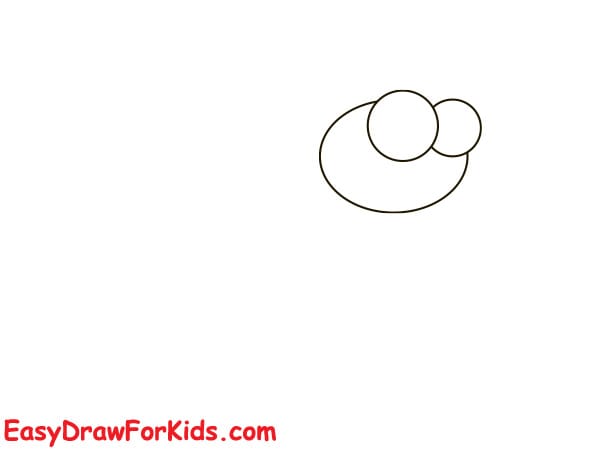 easy snake drawing step 1