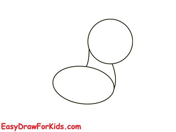 easy zebra drawing step 2