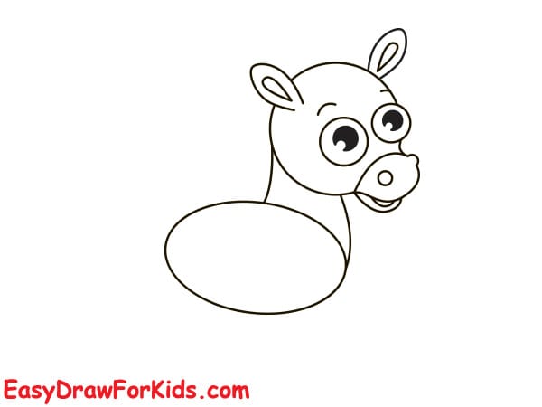 easy zebra drawing step 4