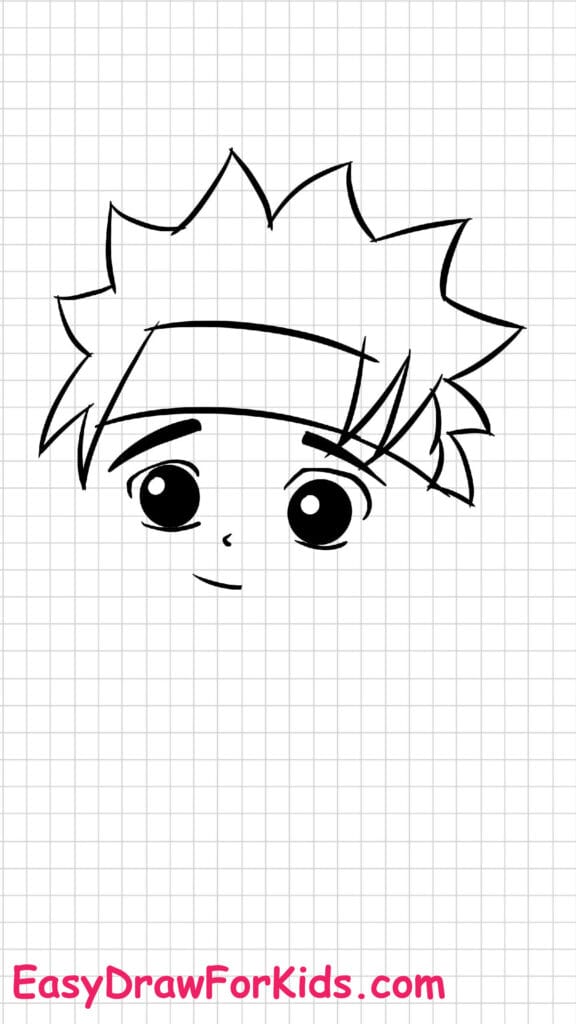 naruto full body drawing step 3