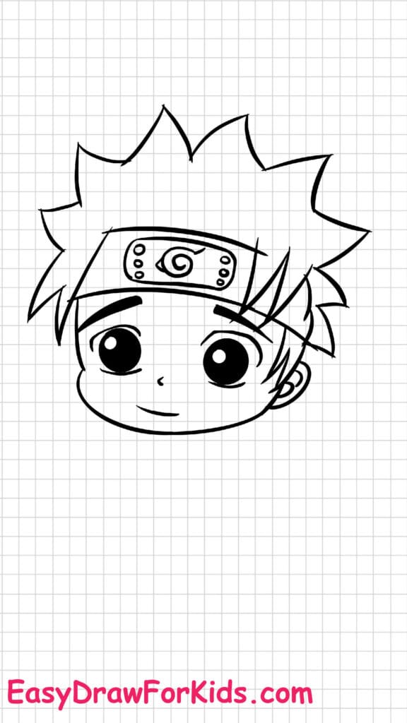 naruto full body drawing step 4