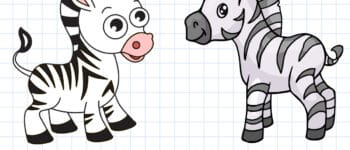 How To Draw A Zebra – 2 Ways (With Pictures)