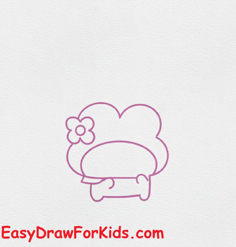 my melody drawing step 5