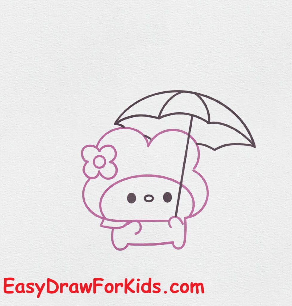 my melody drawing step 7