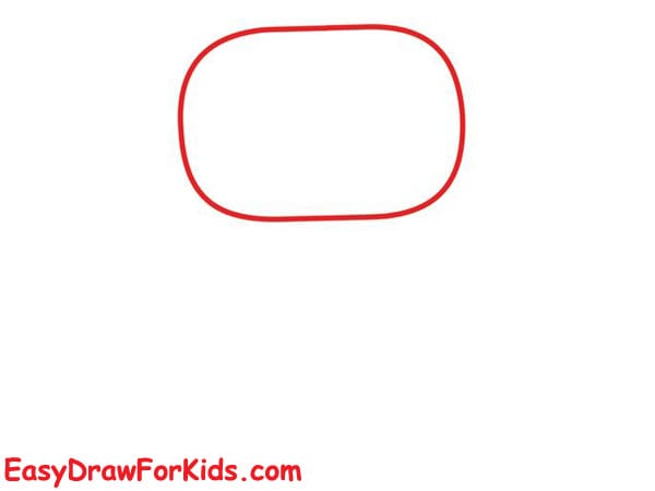 my melody easy drawing step 1