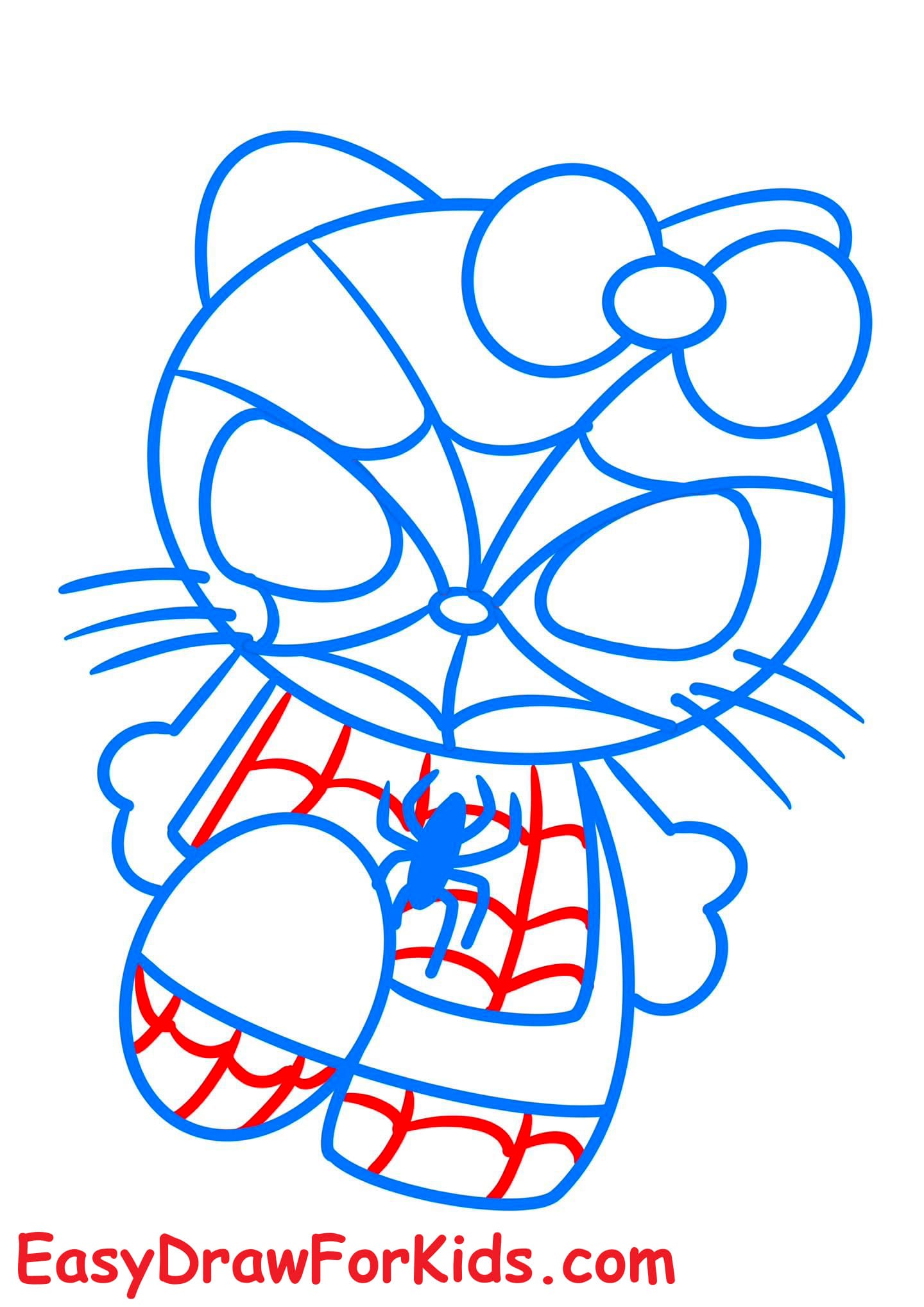 How To Draw Hello Kitty – 4 Ways (With Pictures)