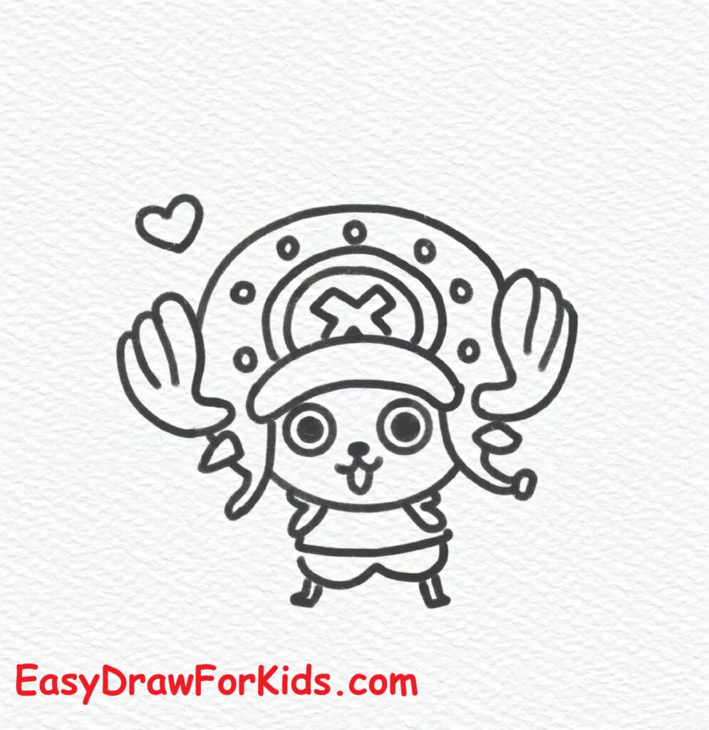 How to Draw Tony Tony Chopper from One Piece Step 5