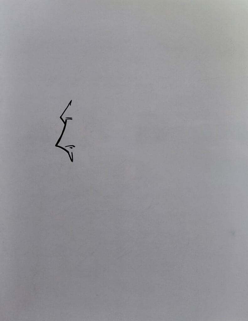 Ichigo Kurosaki Drawing Easy step 1