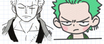 How to draw Roronoa Zoro from One Piece – 3 Ways (With Pictures)