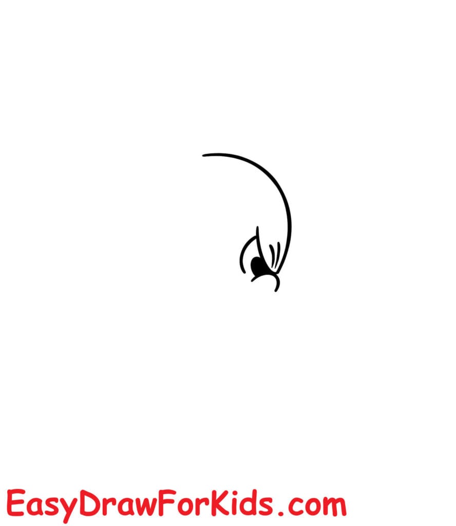 Cute Jerry drawing step 2