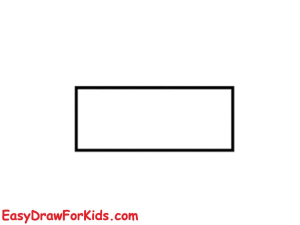 Farm tractor Drawing Easy step 1