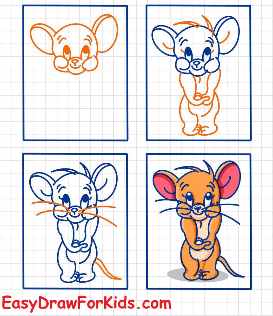 How to Draw Jerry the Mouse