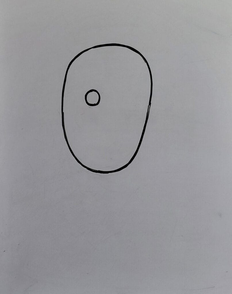 How to Draw Obito Uchiha from Naruto Step 1