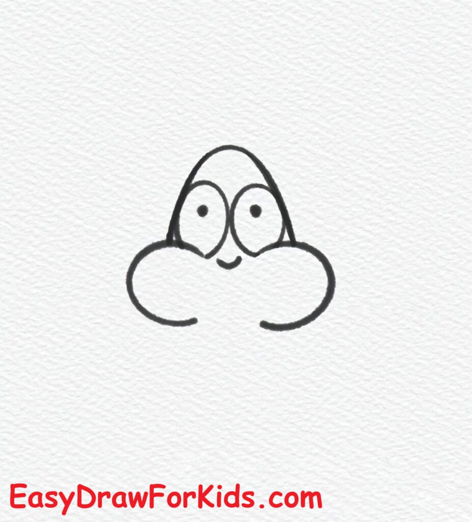 How to Draw Patrick from SpongeBob SquarePants Step 3