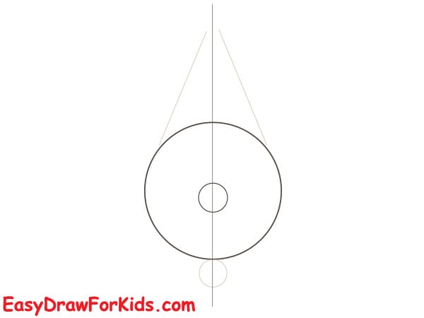 How to Draw a Clown Easy step 1