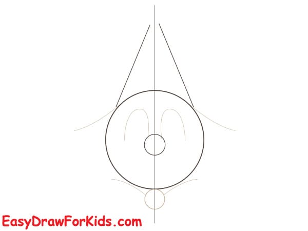 How to Draw a Clown Easy step 2