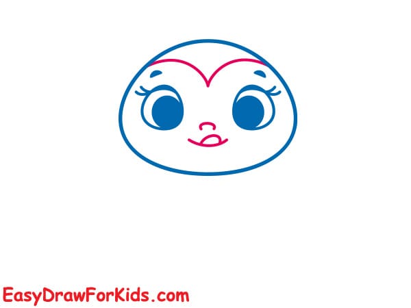 How to Draw a Cute Ladybug step 2