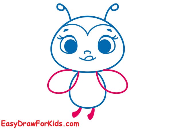 How to Draw a Cute Ladybug step 4