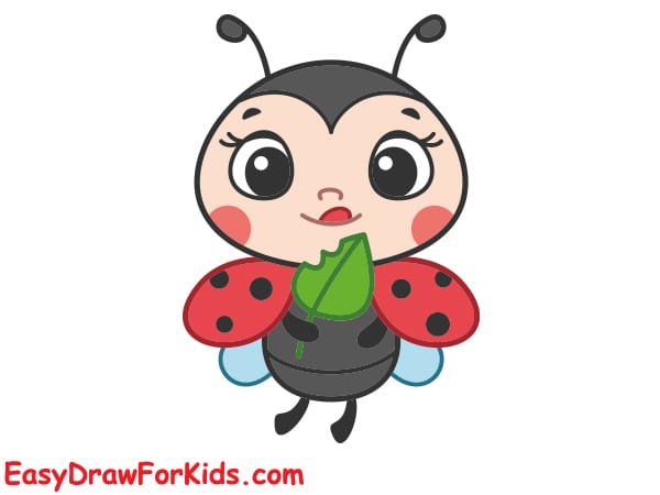 How to Draw a Cute Ladybug step 8