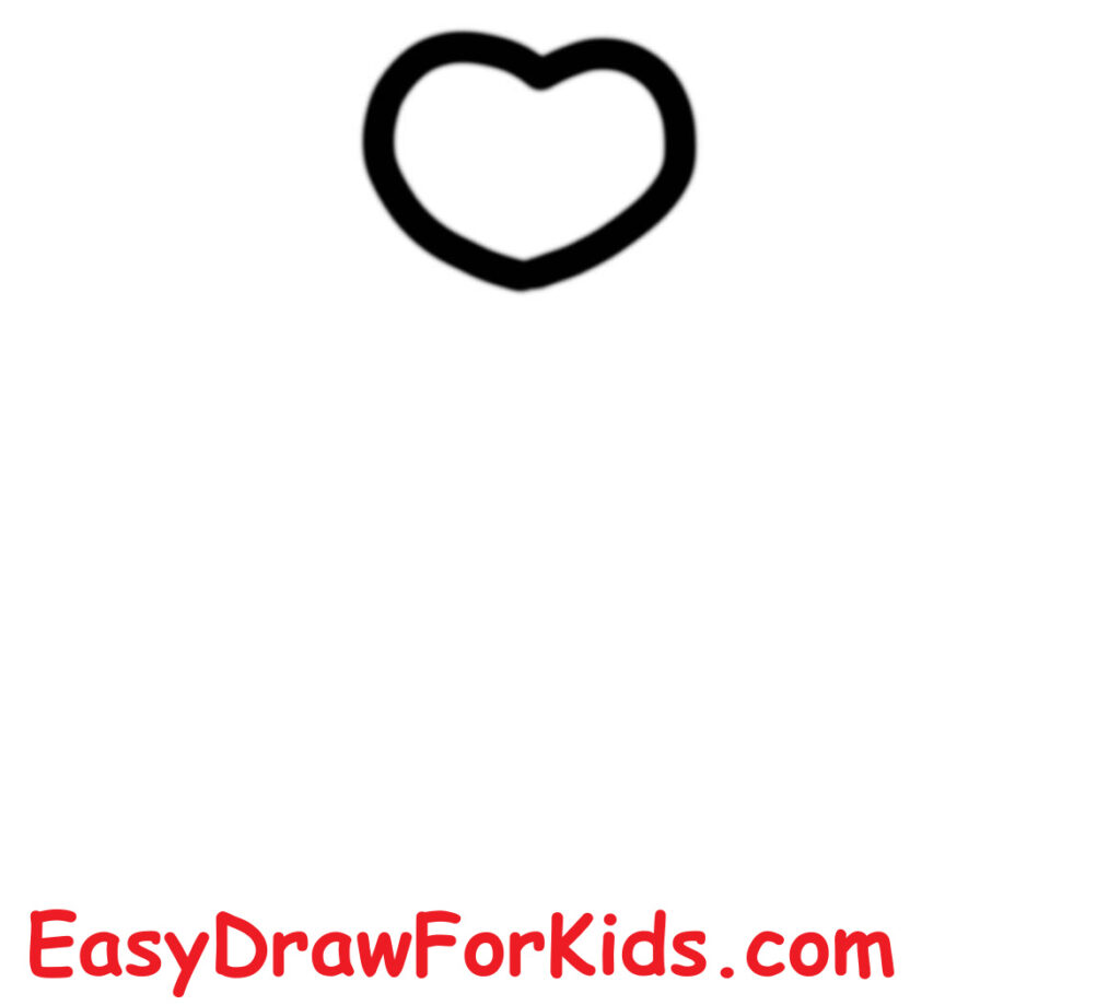 How to draw Elsa face step 1