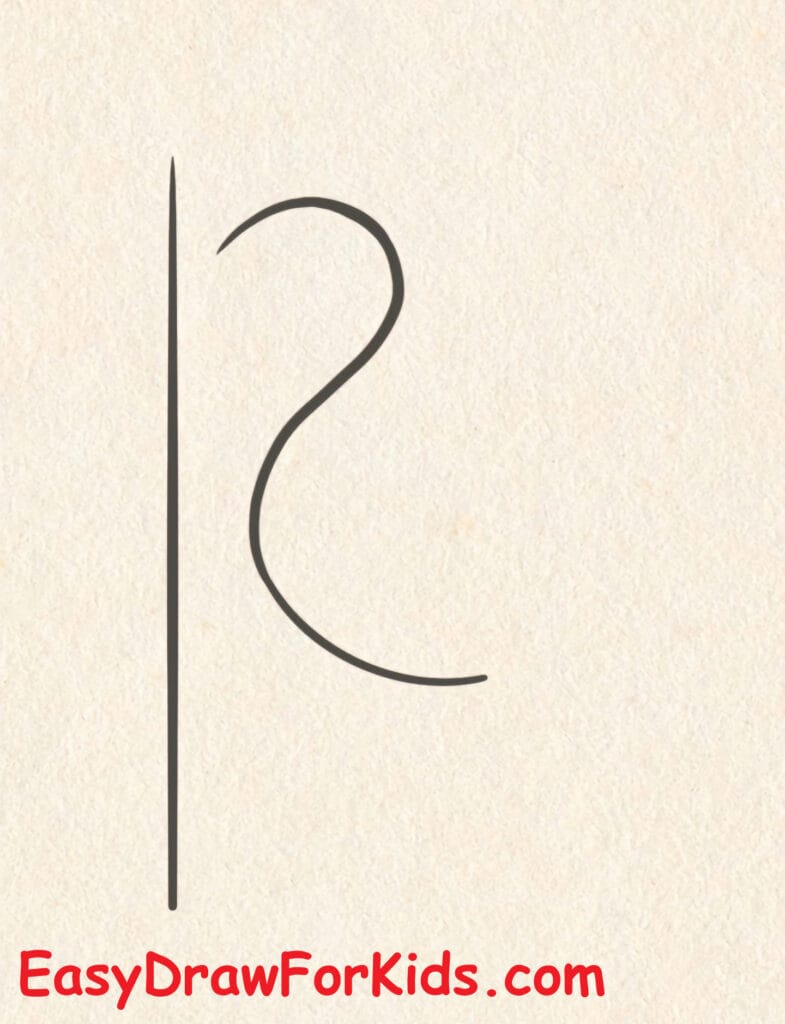 How to draw Jerry easy step 2