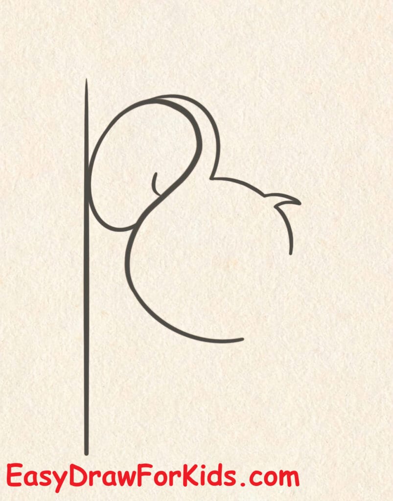 How to draw Jerry easy step 4