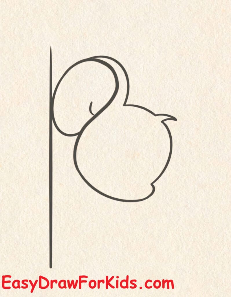 How to draw Jerry easy step 5