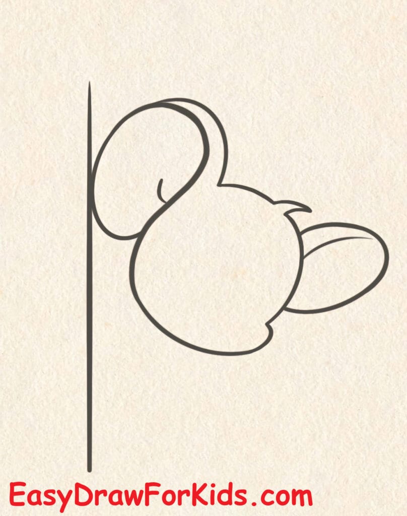 How to draw Jerry easy step 6