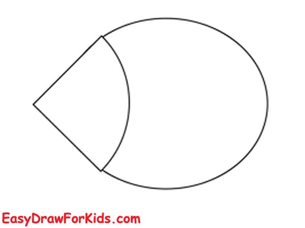 How to draw a Hedgehog for kids step 2