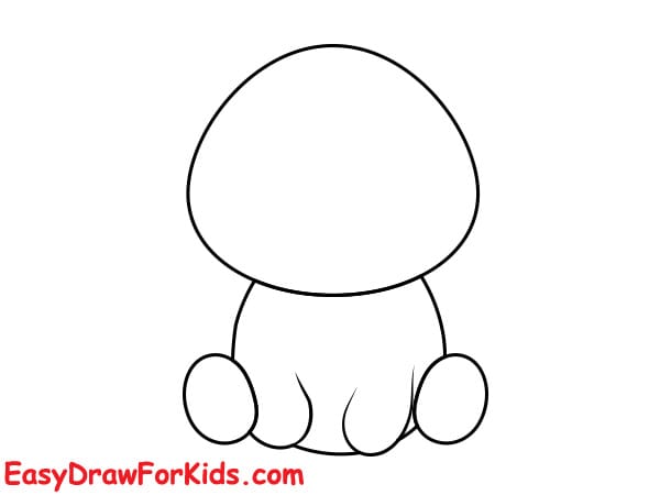 How to draw a Koala for Kids step 2