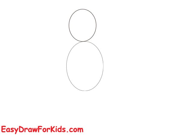 How to draw a clown full body step 1