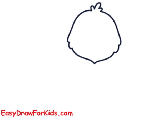 How to draw a cute koala easy step 1