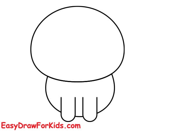 How to draw a raccoon for kids step 2