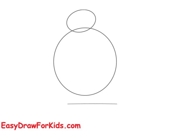 How to draw a raccoon realistic easy step 1