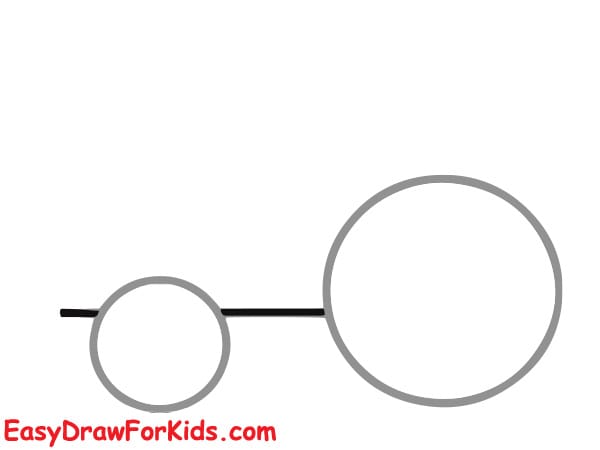 How to draw a tractor for kids step 2