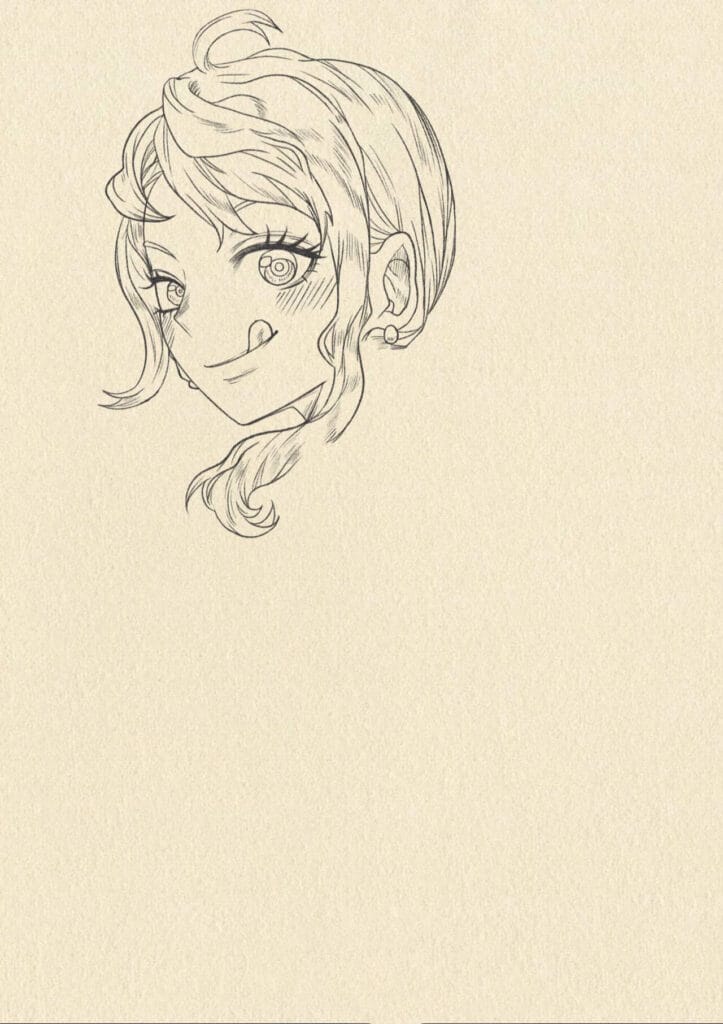 Nami Drawing Easy step 2