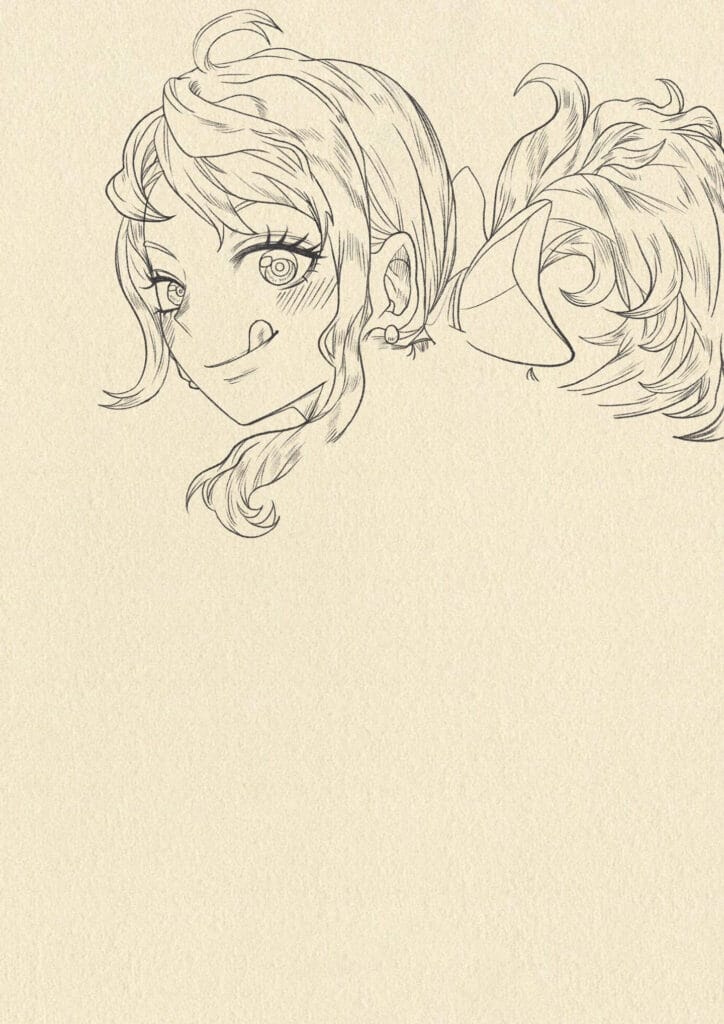 Nami Drawing Easy step 3